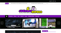 Desktop Screenshot of jugandoespero.com