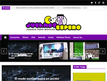 Tablet Screenshot of jugandoespero.com